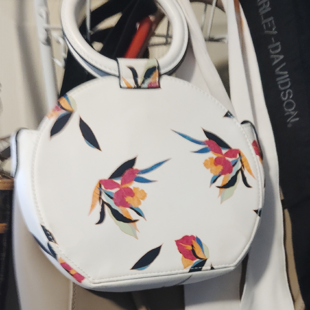 Floral White Women's Bag